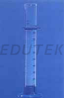 MEASURING CYLINDER, WITH PLASTIC BASE Accuracy as per ISO 4788